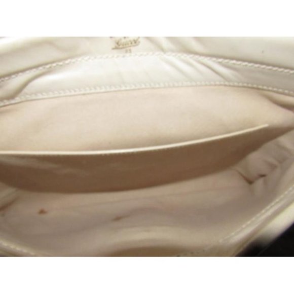 Gucci Envelope Top Stone Colored Leather Clutch - Picture 12 of 12